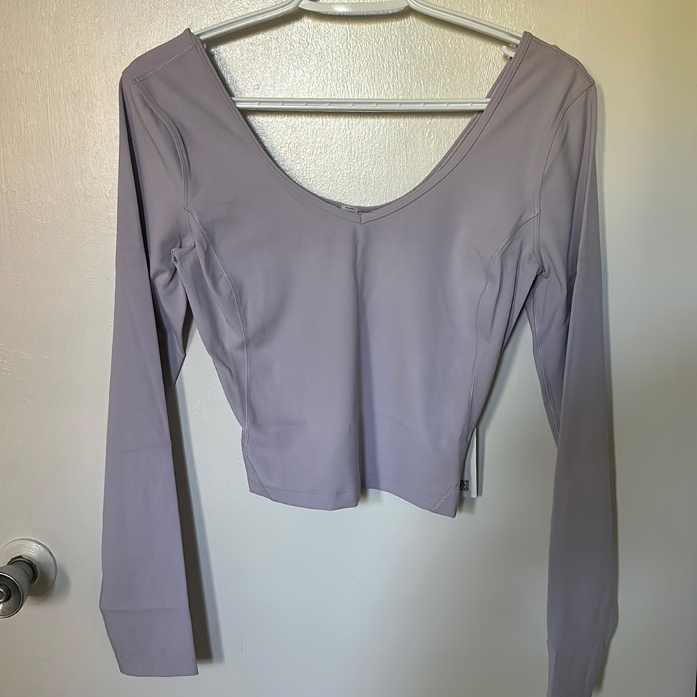 Lululemon Womens Lavender Align Long Sleeve Shirt
